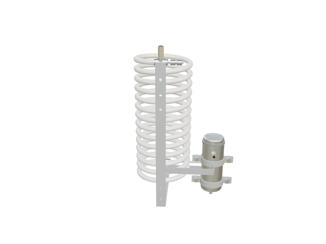 Laborwärmetauscher – 3D-Ansicht